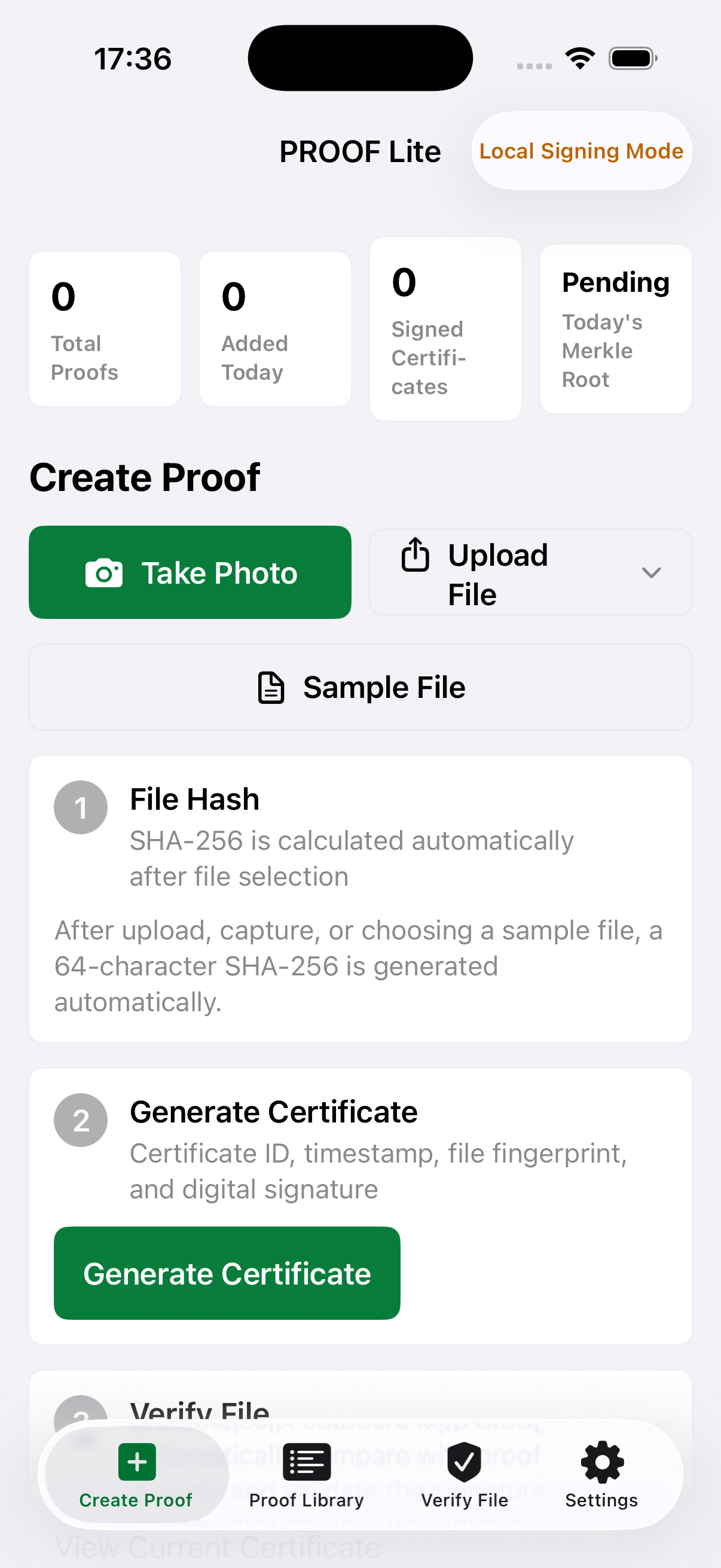 PROOF Lite 真实界面截图